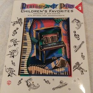 1996 Performance Plus Children's Favorites Book 1 by Dan Coates Warner Bros.